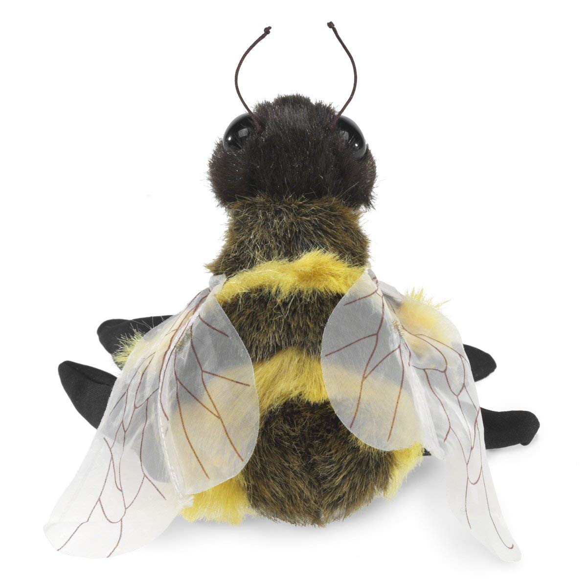Folkmanis Puppets 3028 Honey Bee Hand Puppet, Yellow/Black