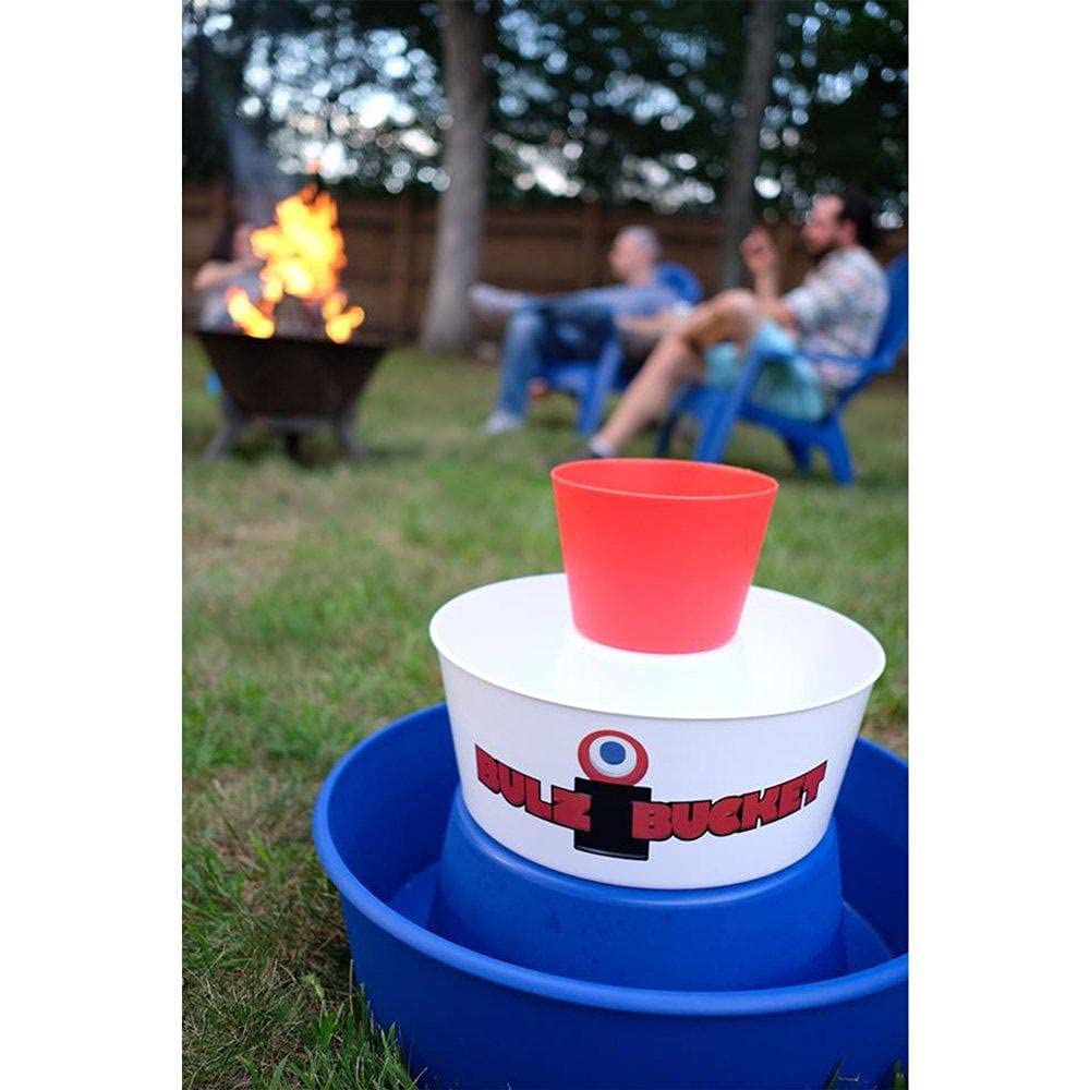 BULZiBUCKET Beach, Tailgate, Camping, Yard Game Indoor/Outdoor by Water Sports, Perfect for Family Game Night, Outdoor Games, Red/White/Blue