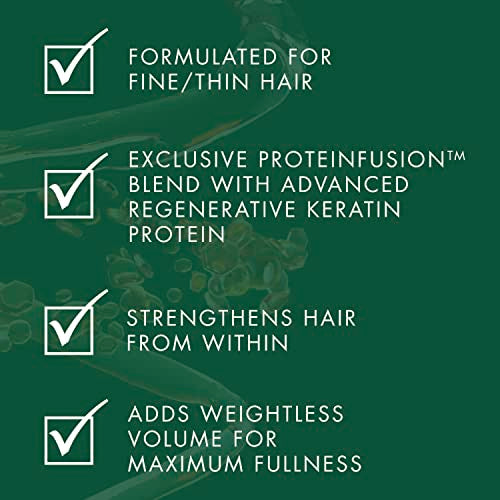 Nexxus Unbreakable Care Shampoo Conditioner and Leave-In Spray 3 Pack For Fine and Thin Hair with Keratin Collagen Biotin 13.5 oz 6 oz