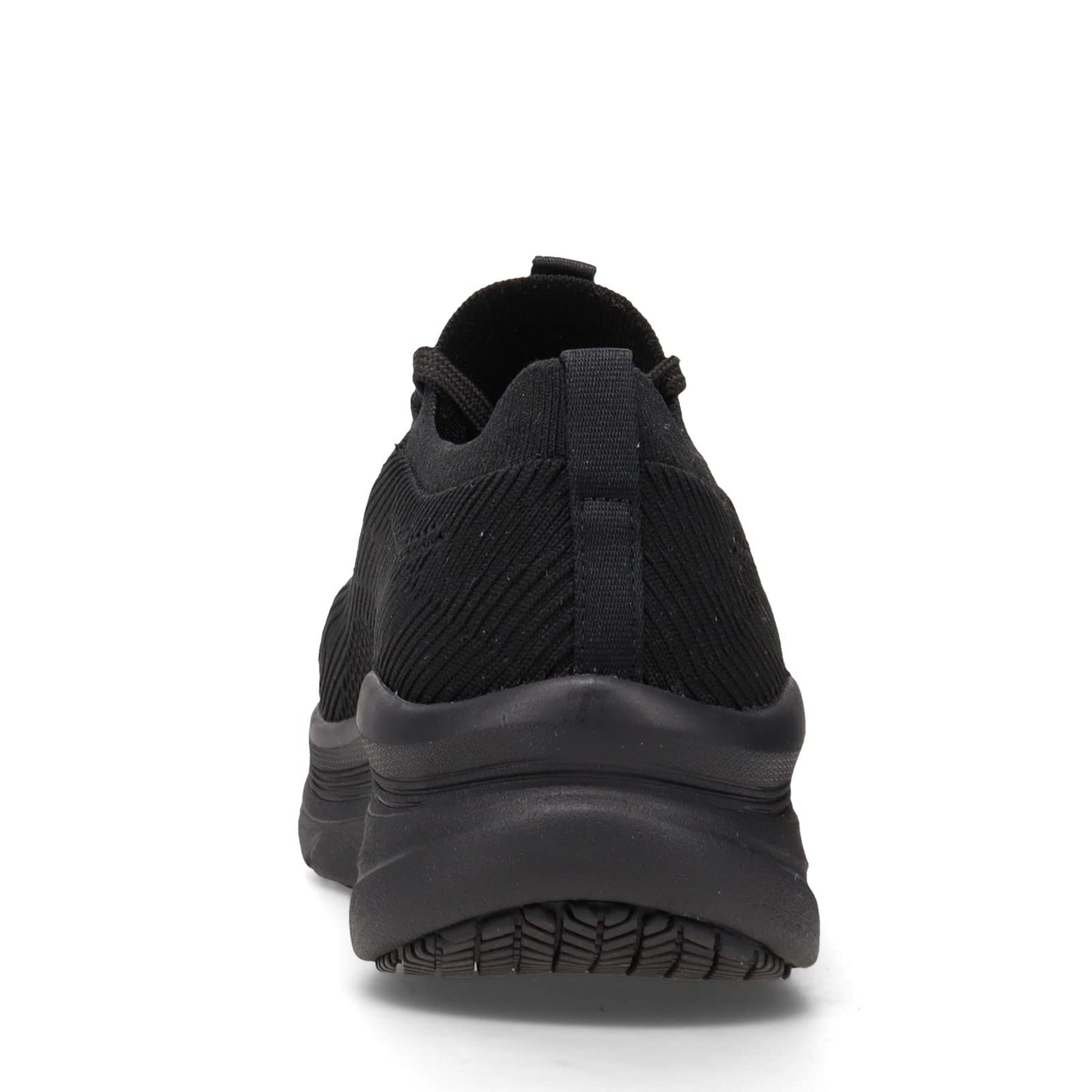 Skechers Women's Work Relaxed Fit: D'Lux Walker SR - Ozema Slip-On Sneakers, Black, 7.5 Wide