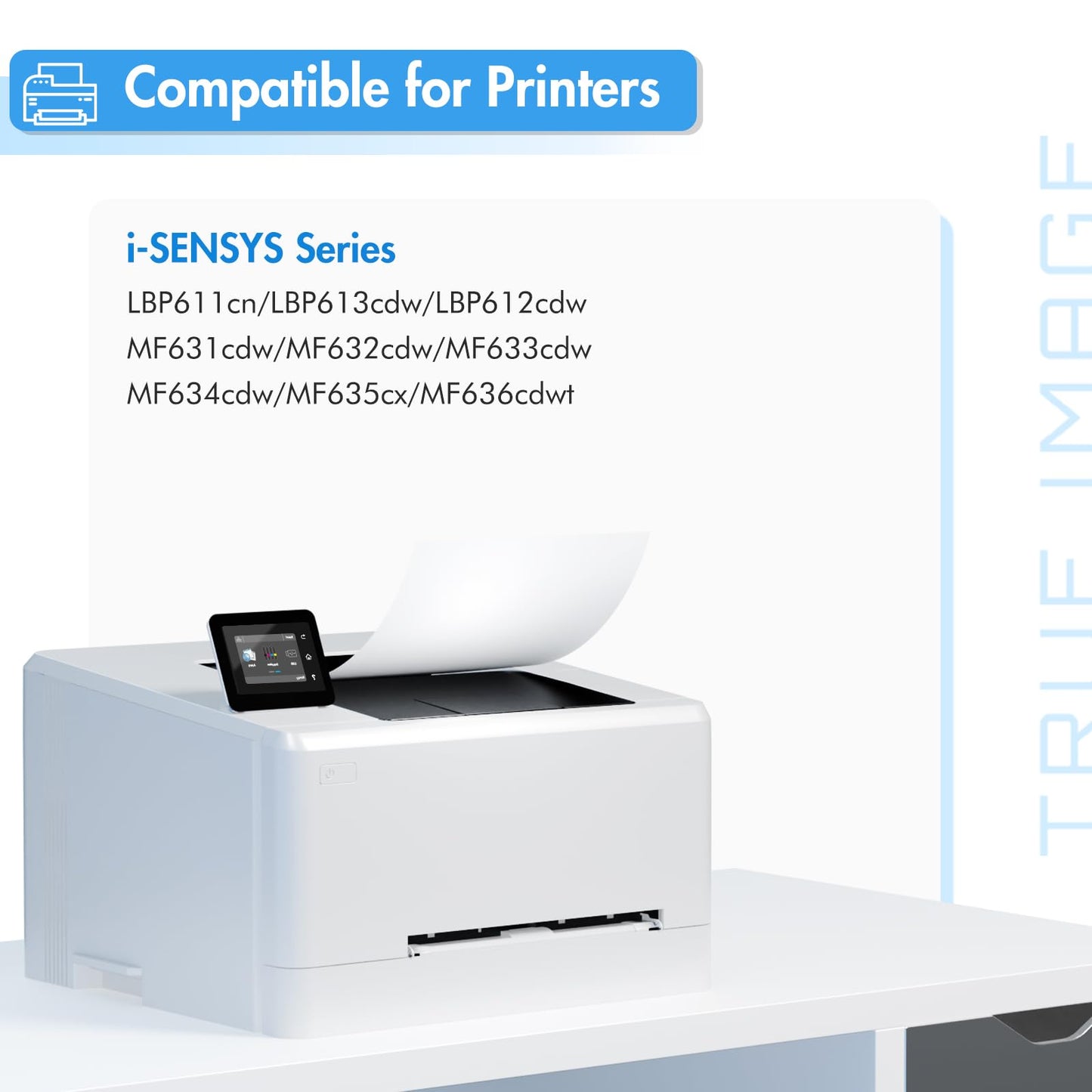 045H 045 Toner Cartridges Compatible Replacement for Canon 045 045H CRG-045 CRG-045H Toner Cartridge for Canon Color ImageCLASS MF634Cdw MF632Cdw LBP612Cdw MF632 LBP612 Printer Ink (BCYM, 4 Pack)