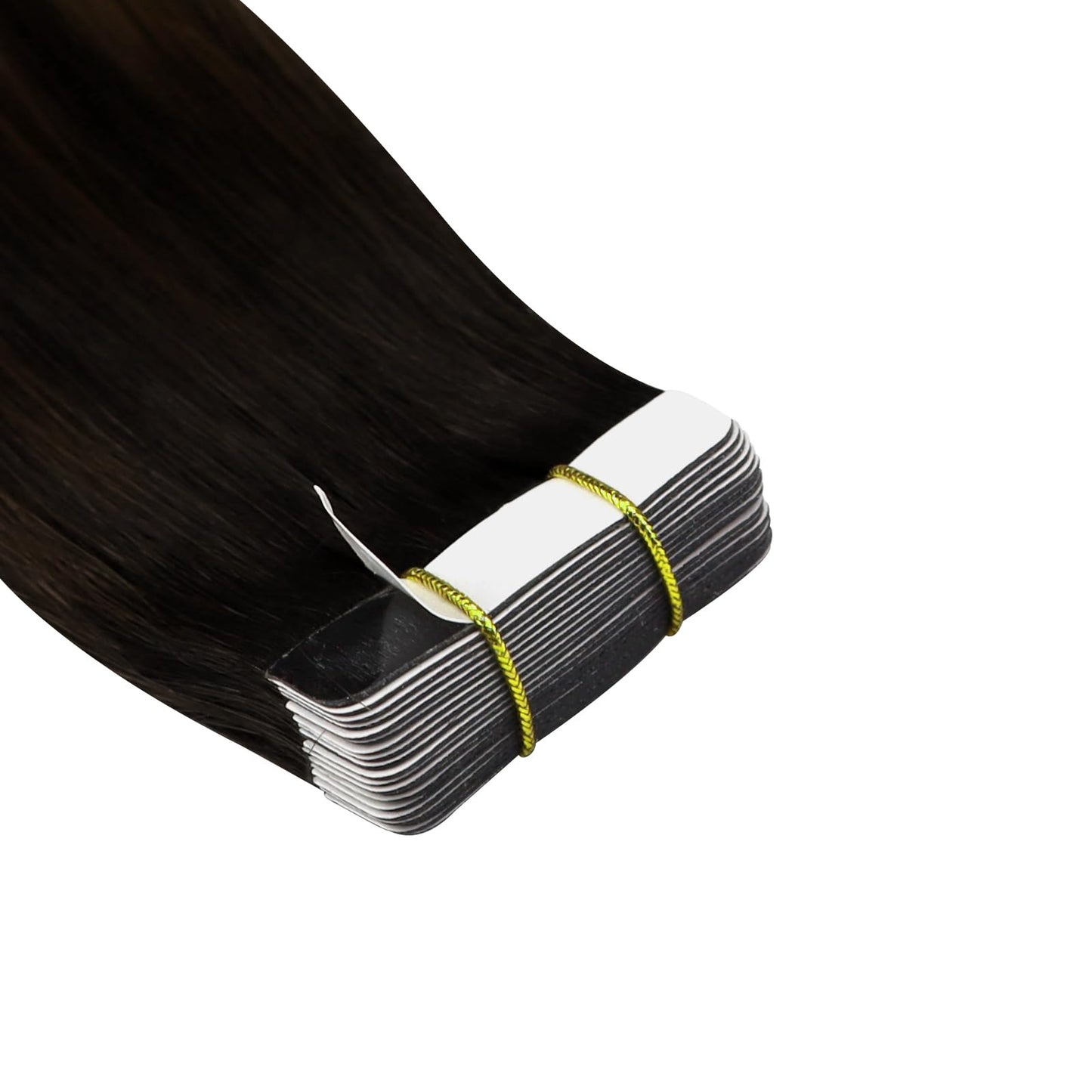 YoungSee Tape in Human Hair Extensions Brown Balayage Tape in Extensions Human Hair Dark Brown Balayage Invisible Tape in Hair Extensions Ombre Human Hair Tape in Extensions 20 Inches 20pcs 50g