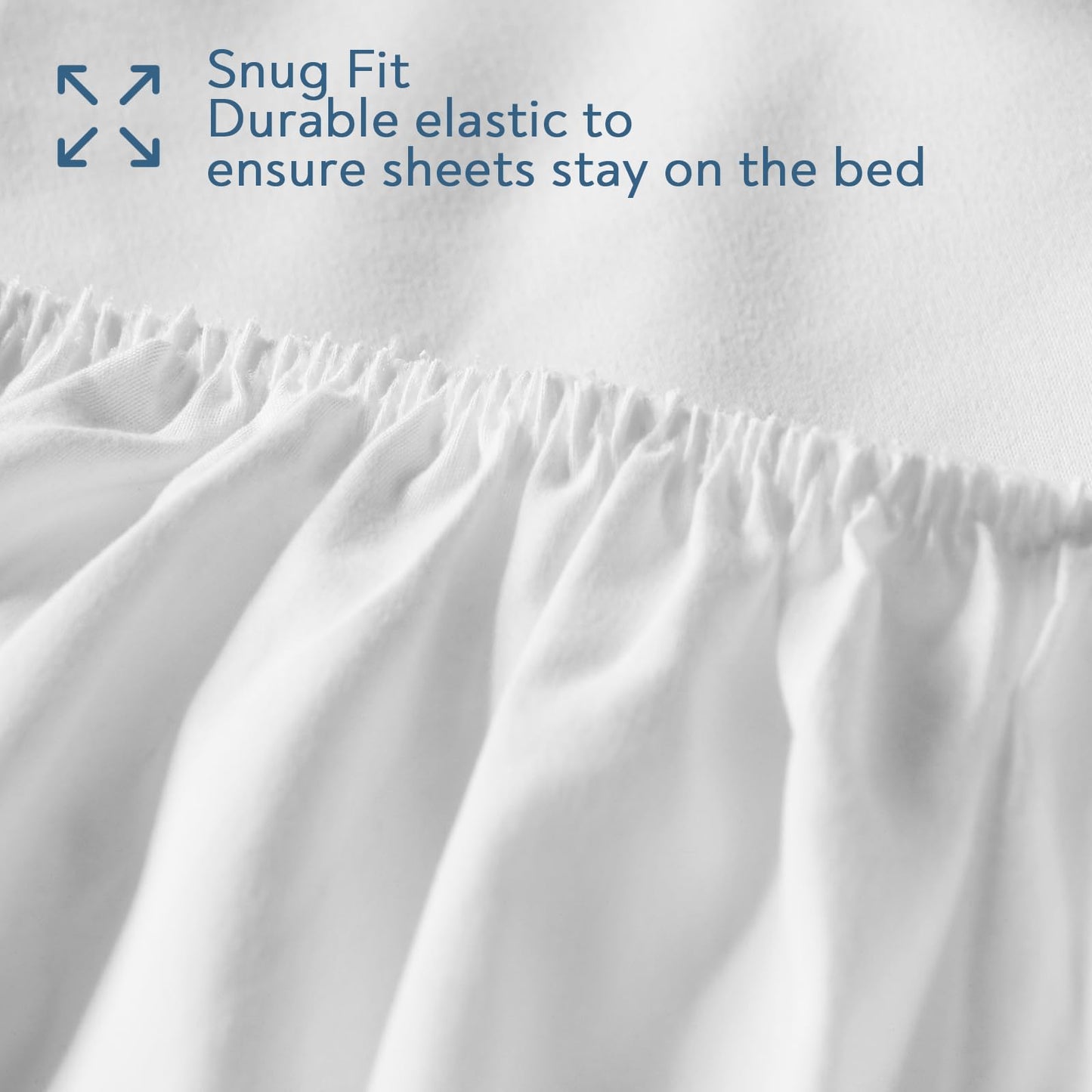 4 Pack Hospital Bed Sheets 36" x 80" x 9", Hospital Bed Fitted Sheets for Home & Hospital Care Beds, Soft Hospital Sheets with Elastic All Around, White