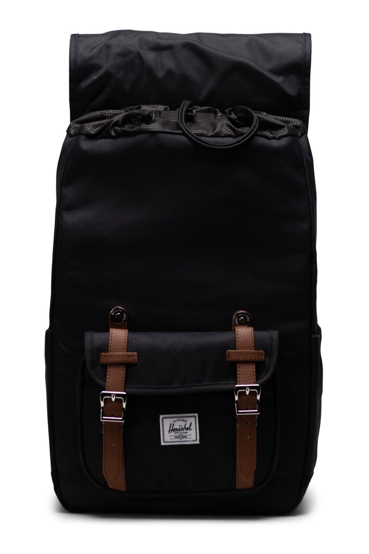 Herschel Supply Co. Little America Mid, Black, One Size