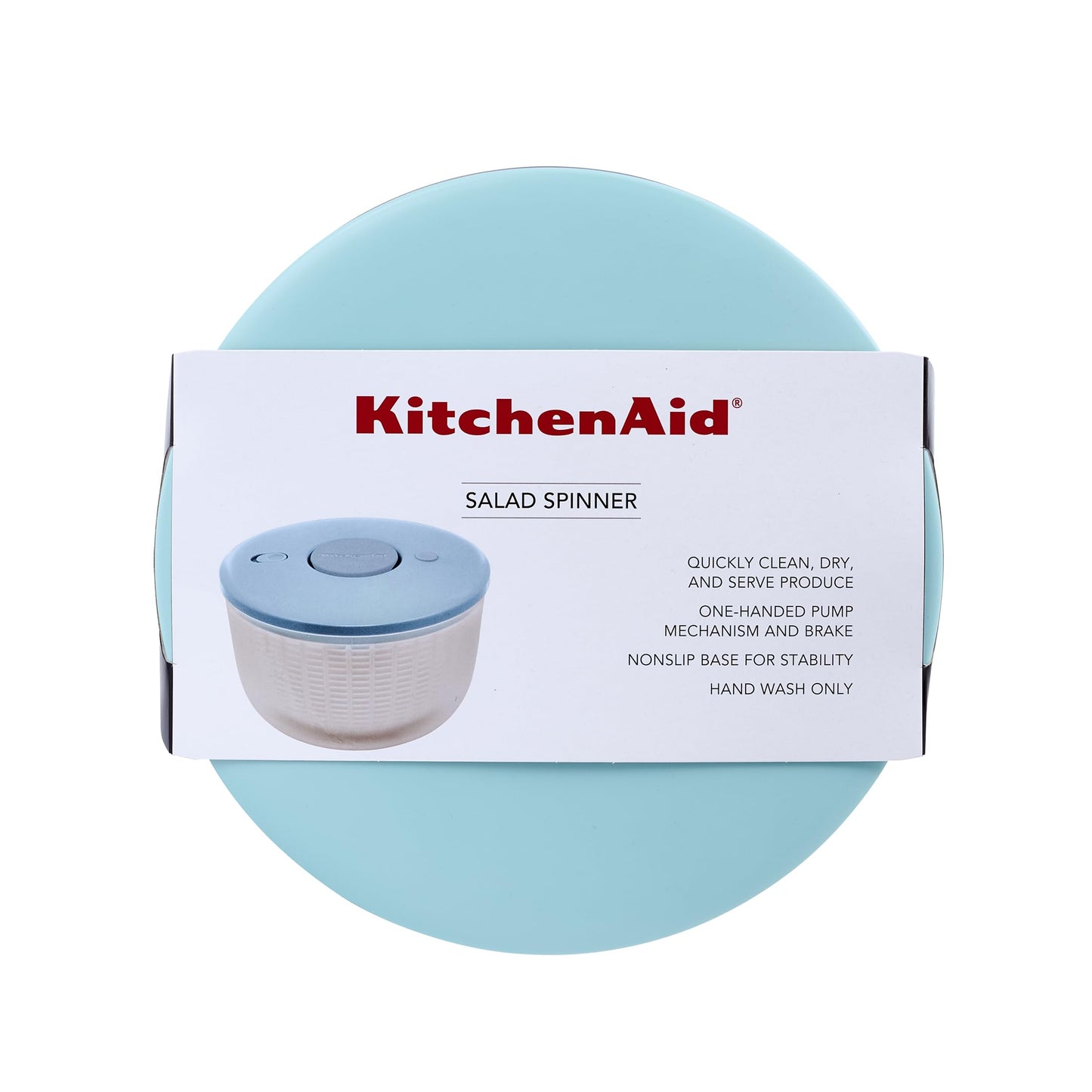 KitchenAid Universal Salad Spinner, 7.43 Quart, Mineral Water