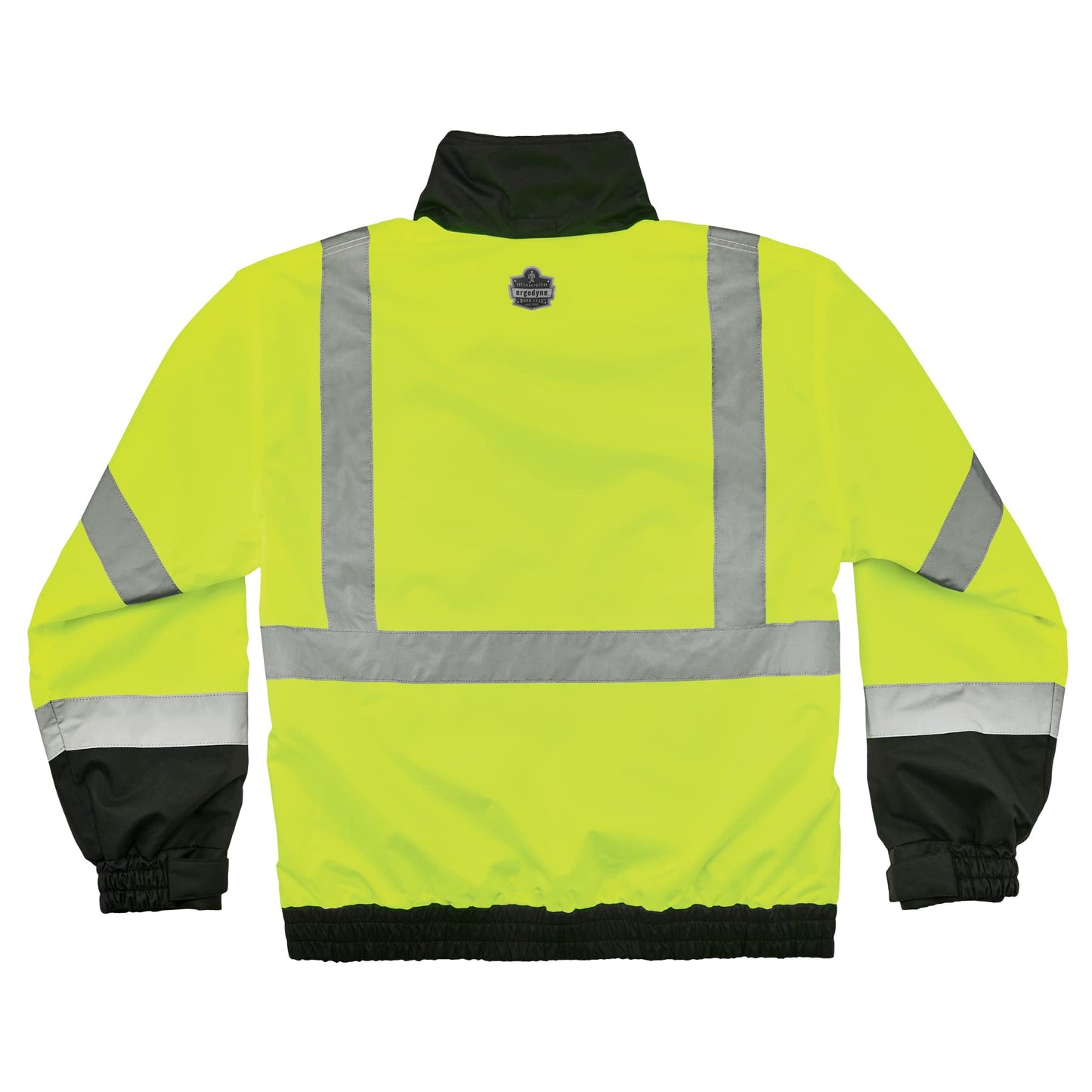 Ergodyne Unisex-Adult 3-in-1 Hi-Vis Winter Bomber Jacket, Lime, Large US