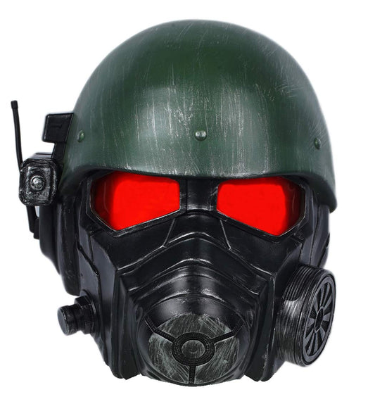 Xcoser Nexthops Veteran Ranger Riot Armor 4 Cosplay Helmet Mask in Resin Full Head with Red PVC Lenses on the Eyes Hallo