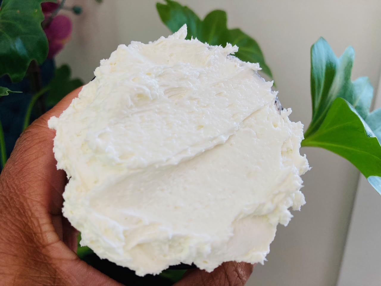 Mango Butter 2 LB by Oslove Organics -Pure, Natural, Hand -packed, Fresh & Fluffy in DIY mixes | Obtained from Mango seeds | Use for DIY leave in conditioner, Salves, Body Butter, Lotions & Soaps