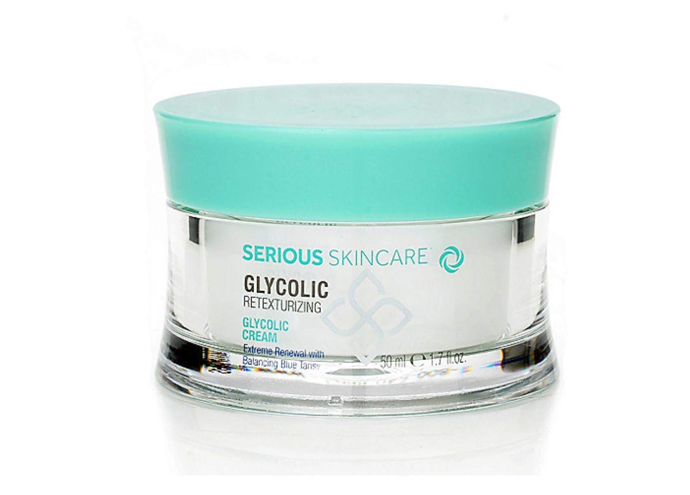 Serious Skincare Glycolic Extreme Skin Renewal Face Cream & Serum Set - Resurfacing Glycolic Acid - Blue Tansy - Reduces the Appearance of Fine Lines and Wrinkles - Anti-Aging for Face and Neck