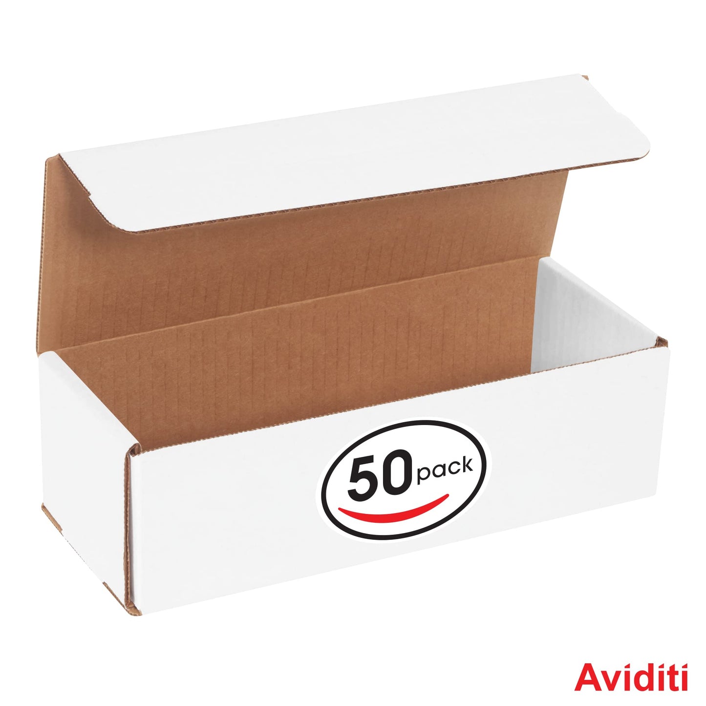 BOX USA Shipping Boxes Small 10"L x 4"W x 3"H 50-Pack, Cardboard Box for Shipping, Moving, Mailing, Packing, Packaging and Storage