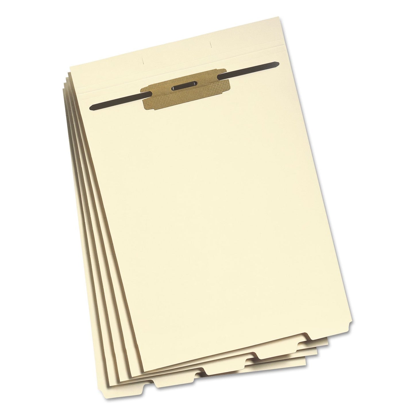 Smead Stackable Folder Divider with Fastener, Bottom 1/5-Cut Tab, Letter Size, Manila, 50 per Box (35600)