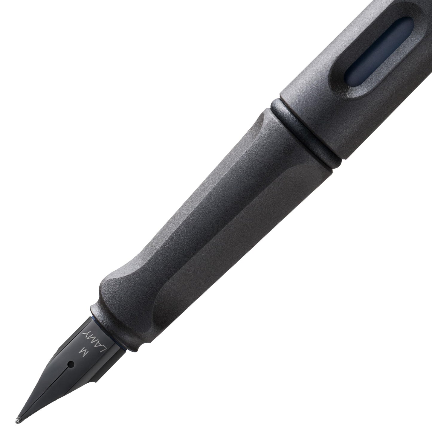 Lamy Safari Fountain Pen, Charcoal Broad Nib (L17B), L17B