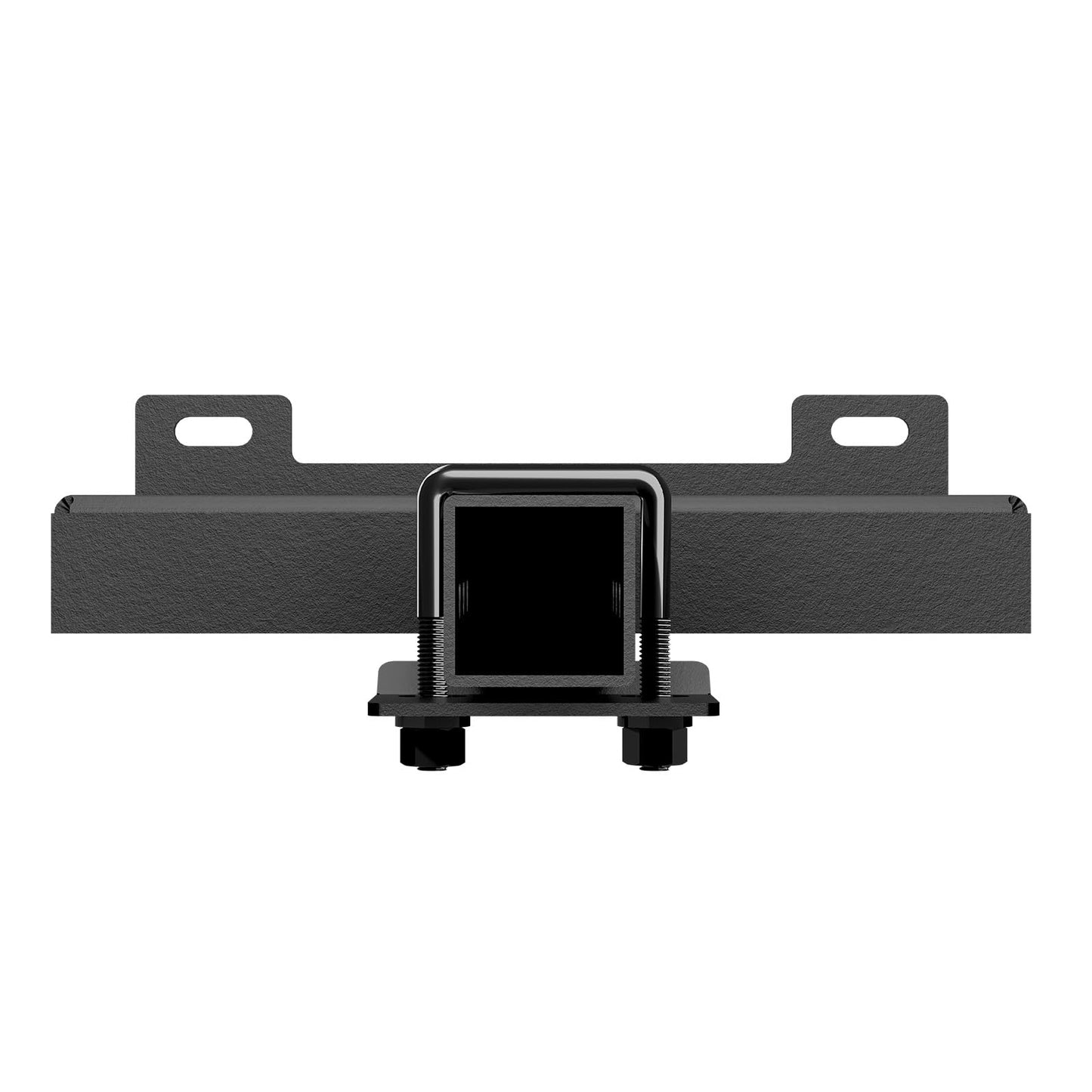 EYOUHZ Trailer Hitch Winch Mount with 2" Receiver, Universal Heavy-Duty Winch Plate Bracket for ATV/UTV/SUV/Truck/Pickup, 17000 lbs Towing Capacity, Mounting Cradle, Black