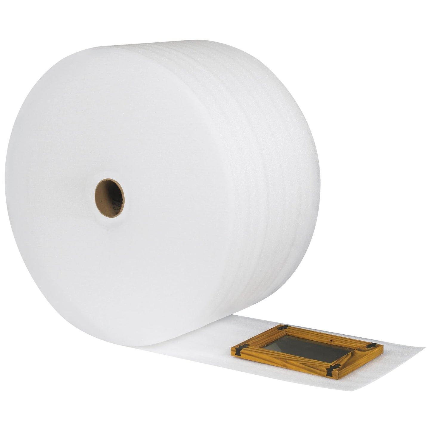 Aviditi Polyethylene UPSable Perforated Air Foam Roll, 350' L x 12" W x 1/8" H, White (FWUPS18S12P)