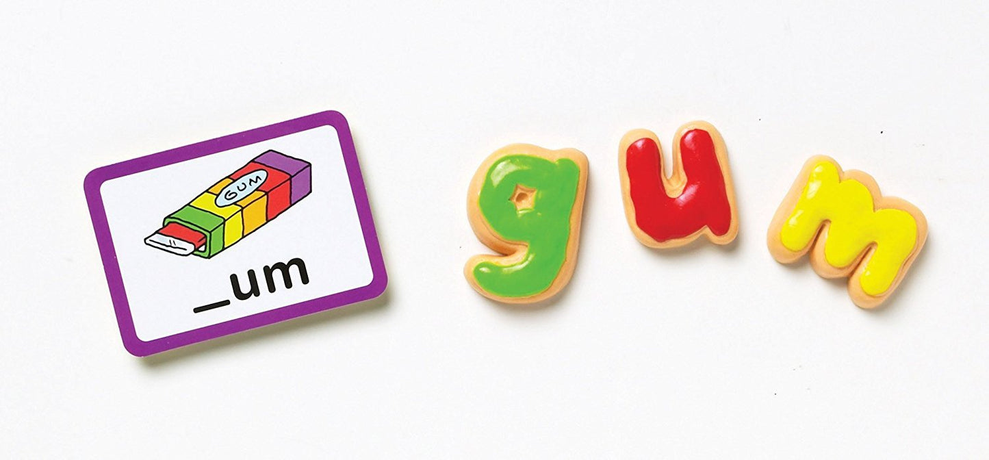 Learning Resources Goodie Games ABC Cookies, 4 Games in 1, Alphabet, Pre-Reading, Phonics, Ages 3+ - 89 Pieces, Multi-color