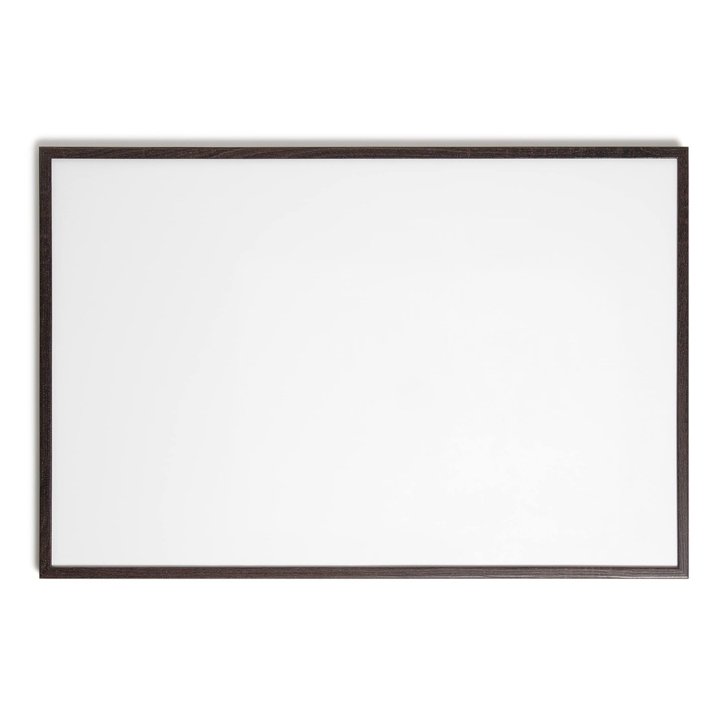 U Brands Magnetic Dry Erase Board White Board, 20" x 30" Inches, Black Wood Frame (3880U00-01)