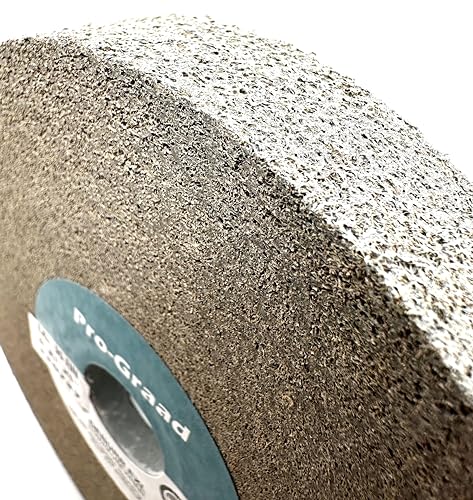 Pro-Graad EXL Deburring Wheel - 6" x 1" x 1" 9S Fine Grit - Silicon Carbide - Metal Deburring, Finishing and Polishing Wheel - Convolute - 05132 - (1 Pack)