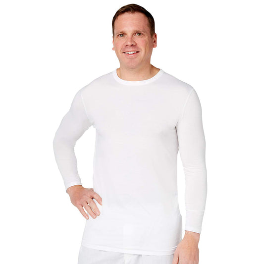 Eczema & Psoriasis Clothing Relief Treatment Shirt for Moderate to Severe Sensitive Dry Skin for Men (Size M) – Also Used as a Wet Wrapping Therapy White