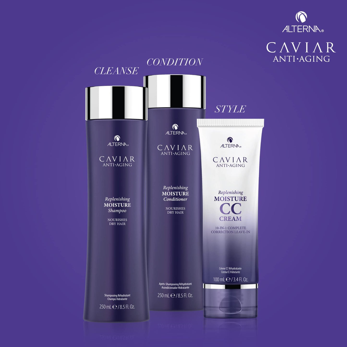 Alterna Caviar Anti-Aging Replenishing Moisture Conditioner, 8.5 Fl Oz (Pack of 1