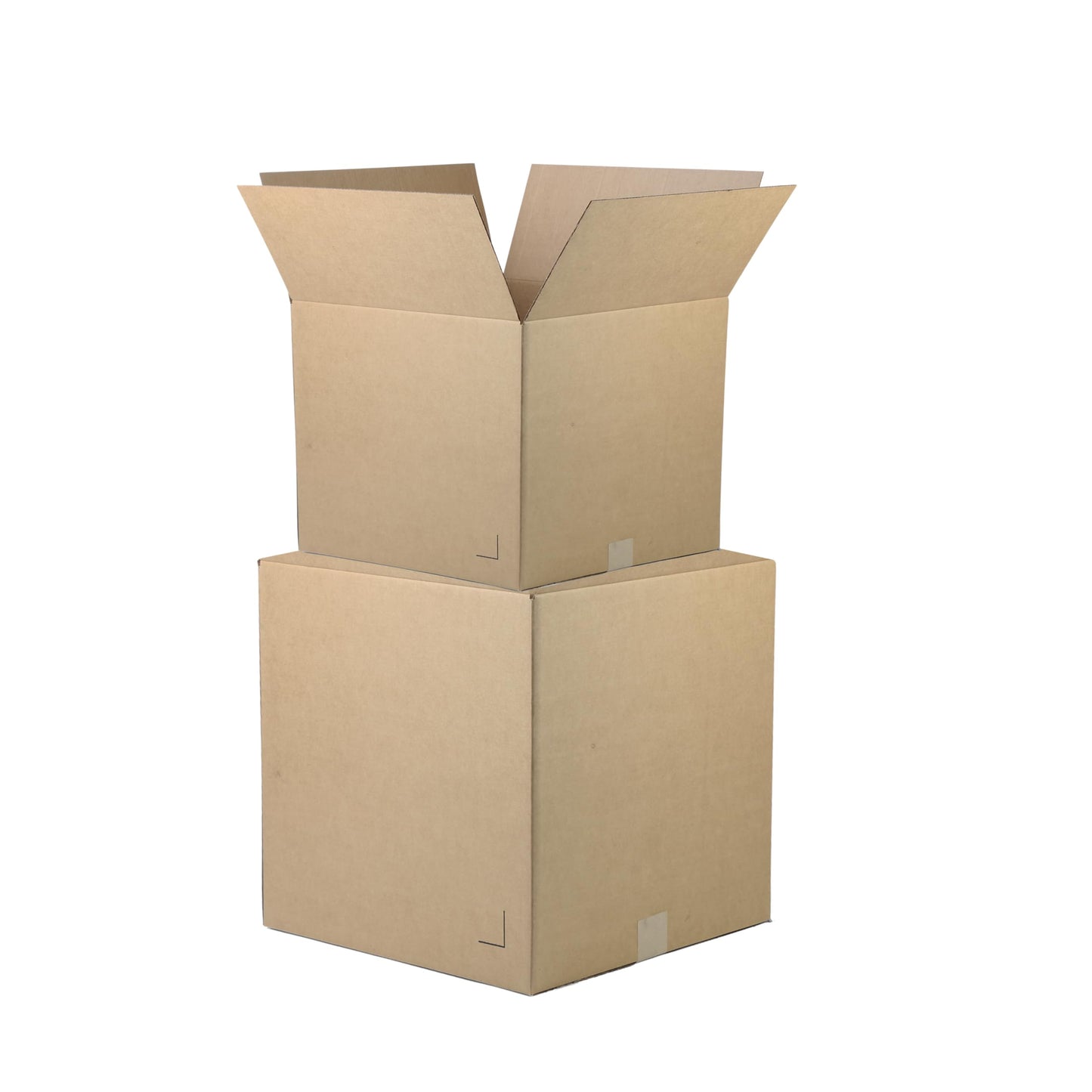 The Boxery 6"x4"x4" Brown/Kraft Corrugated Cardboard Shipping Boxes 100-Pack | Mailing, Packing, Moving & Storage for Business/Home – Durable - Eco-Friendly, Recyclable - Made in the USA
