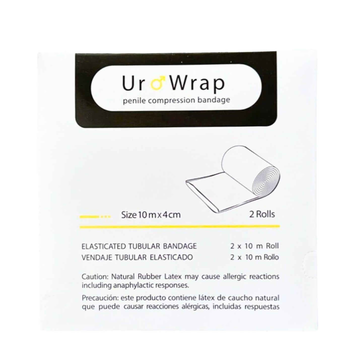 UroWrap 2 ROLL Compression Bandage Elasticated Tubular Sleeve 1 Size Fit All