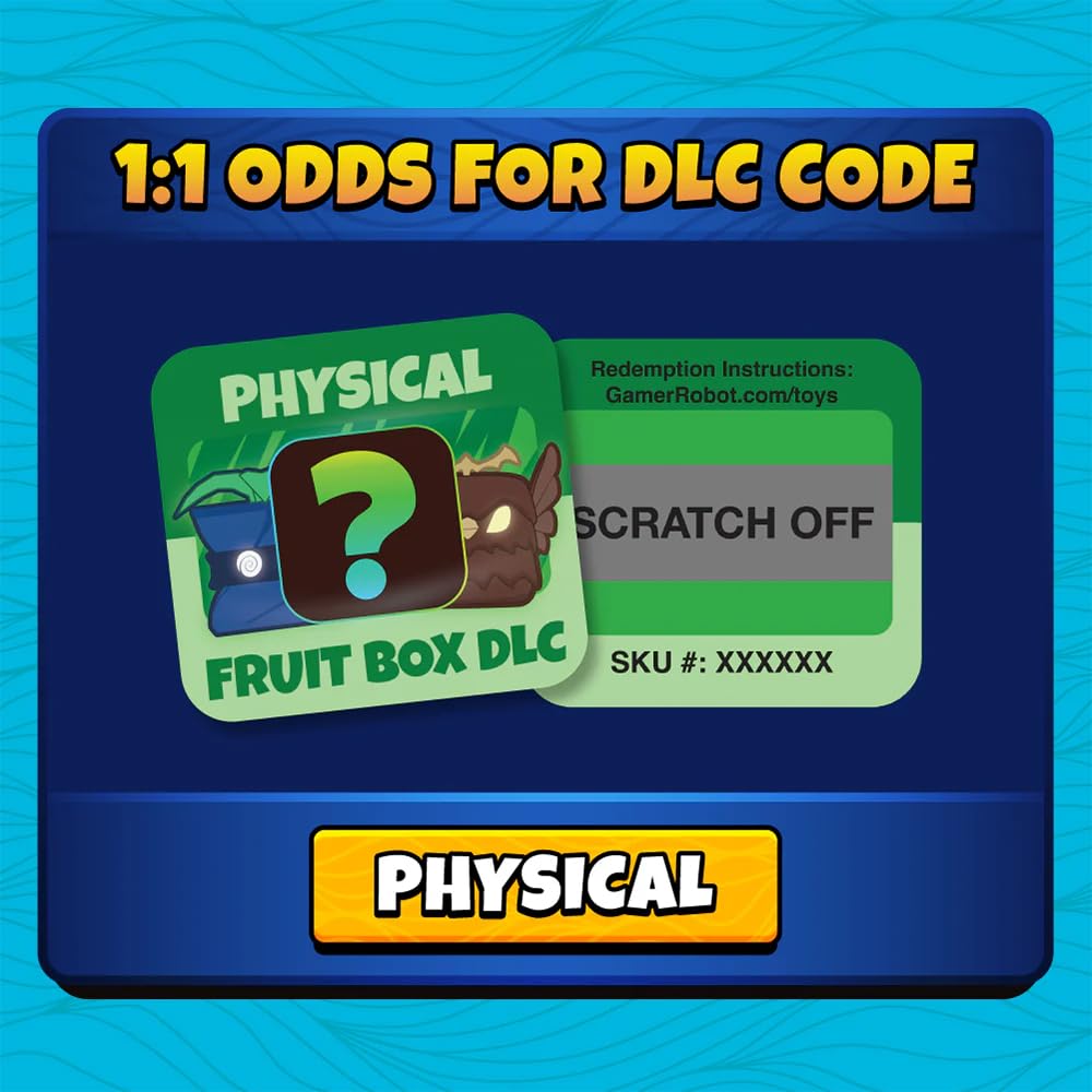 PhatMojo BLOX Fruits - Mystery Fruit Collectible Plush 2-Pack (4" Tall, Series 1) [Includes DLC, Officially Licensed]