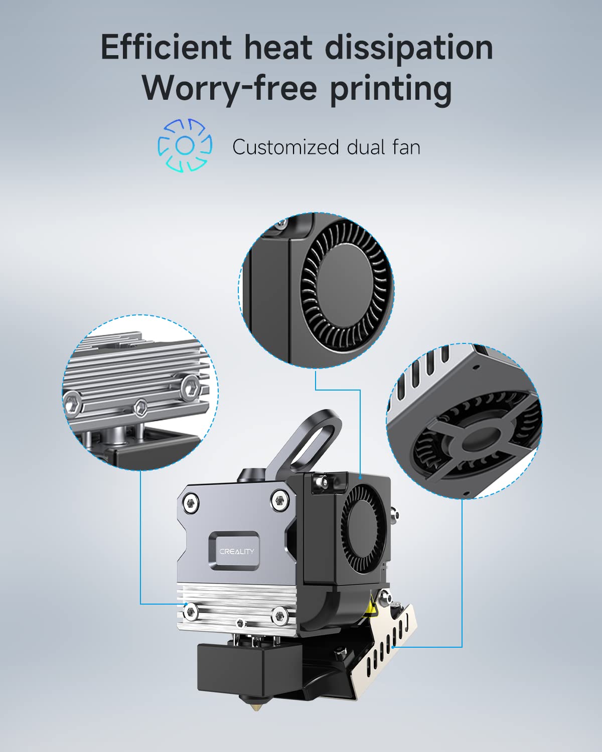 Official Creality New Sprite Extruder Pro Upgrade Kit, Direct Drive Extruder Pro Kit for Ender 3/Ender 3 v2/Ender 3 Pro/Ender 3 Max/Ender 3 S1/CR-10 Smart Pro 3D Printers,Support BL Touch/CR Touch