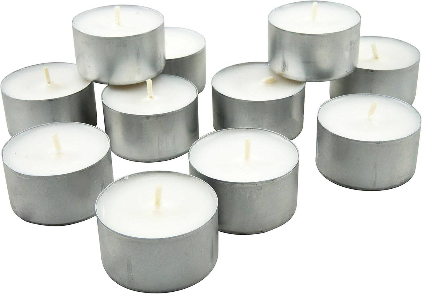 Stonebriar 300 Pack Unscented 8 Hour Extended Burn Time Tea Light Candles