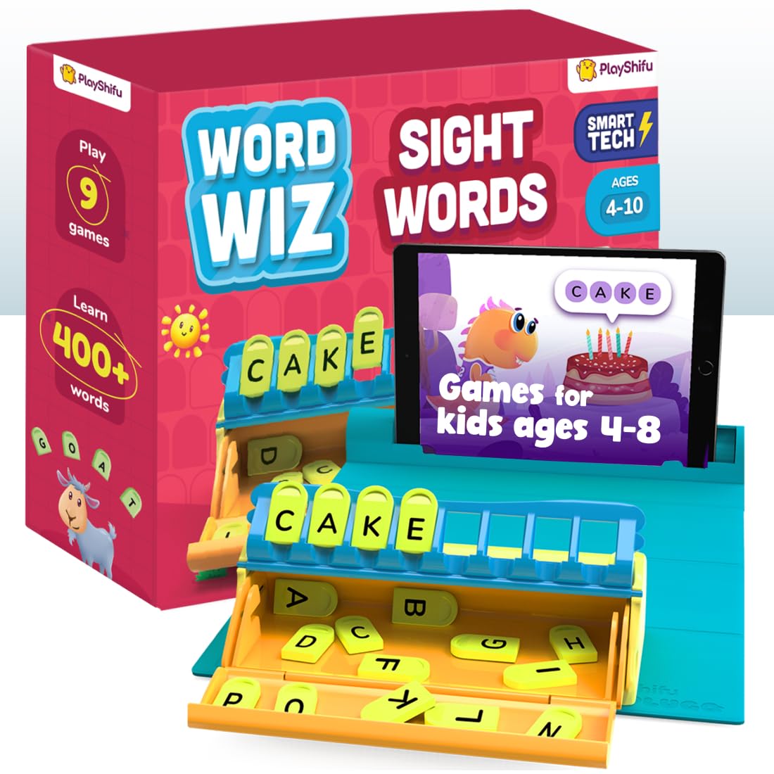 Shifu PlayShifu Word Wiz, Kid, Educational Learning Toy, Multicolour, Phonics and Spelling, Fantasy, Medium