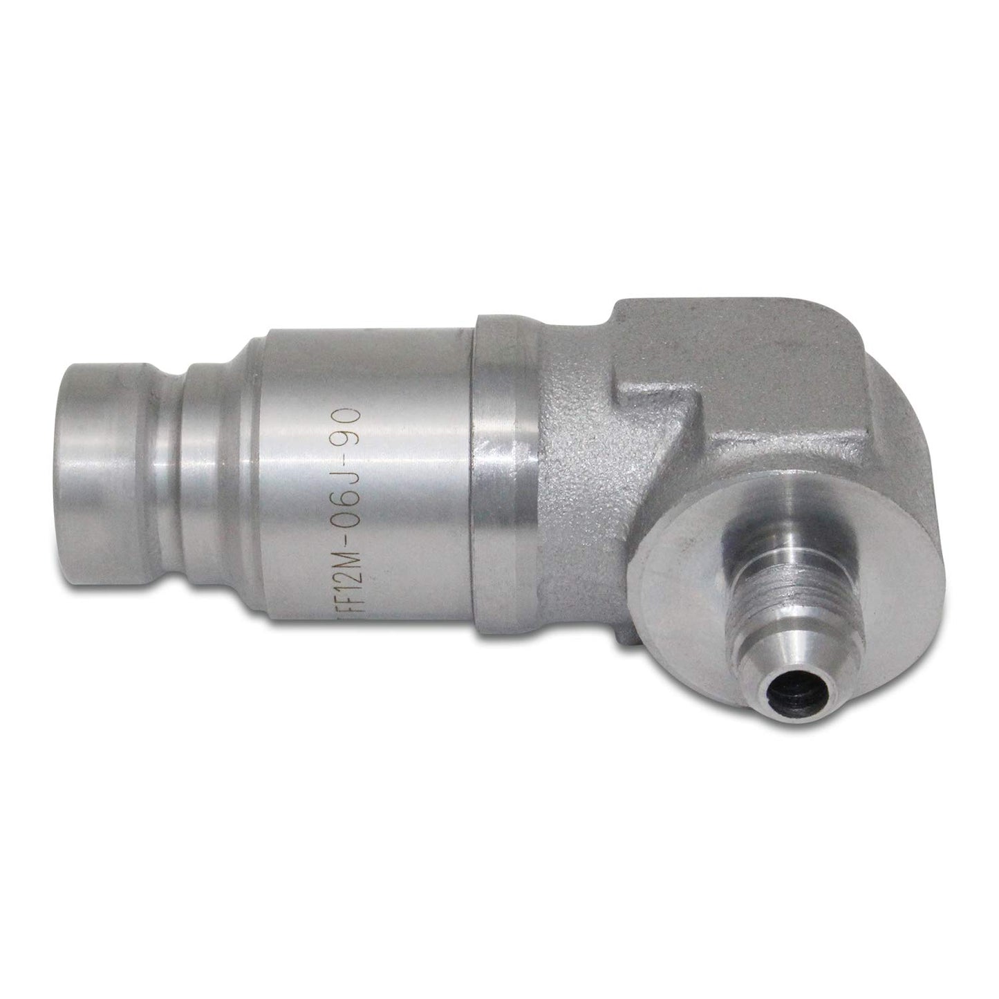 Summit Hydraulics 90 Degree Flat Face Skid Steer Hydraulic Quick Connect Coupler Set 3/8″ JIC Male Thread