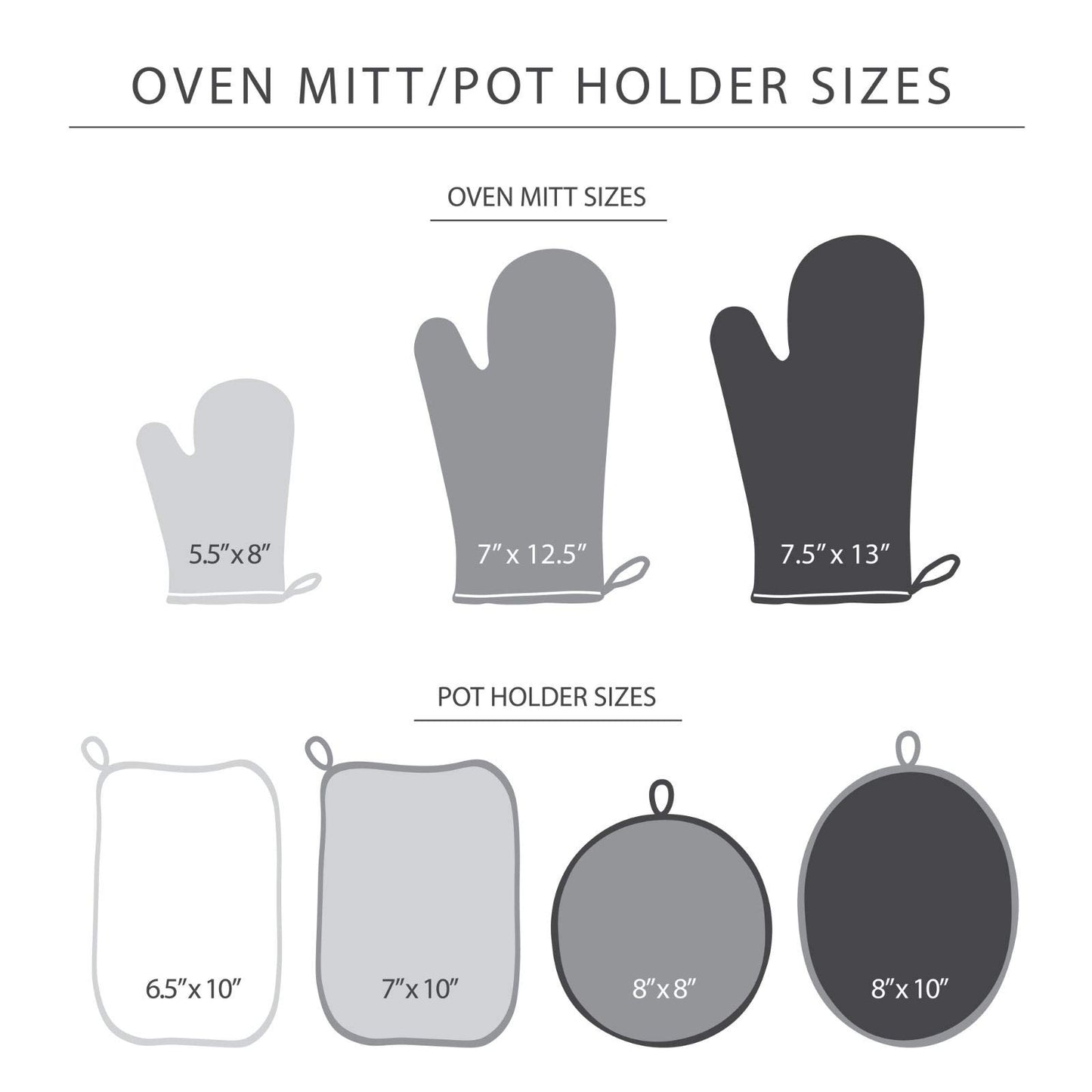 KITCHENAID Beacon Two-Tone Pot Holder 2-Pack Set, Contour Silver/Matte Black, 7"x10"