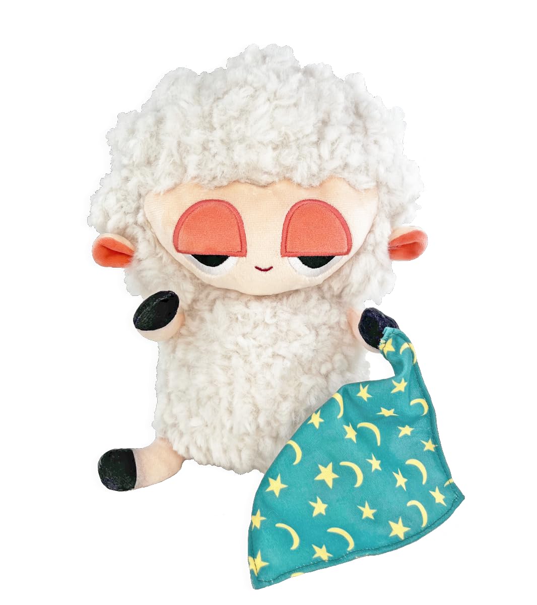 MerryMakers Sleepy Sheepy Plush Toy, 10-inch, Based on The Books by Lucy Ruth Cummins and Pete Oswald