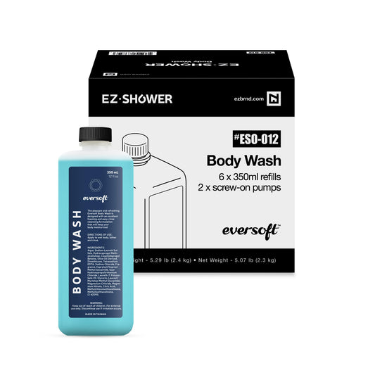 EZbrnd Eversoft Refreshing Body Wash Refill Cartridge, 350ml (12 oz) x 6 pk