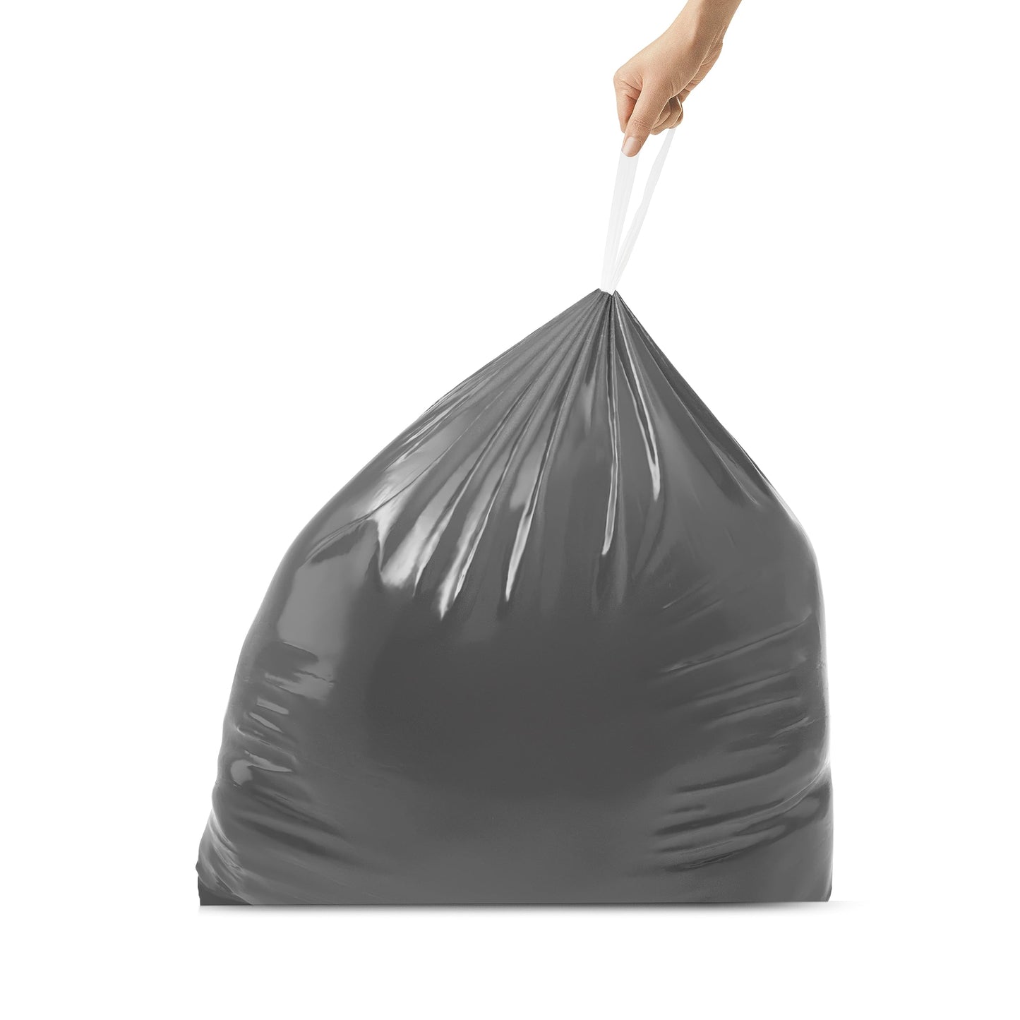 simplehuman Code J 40 Count, Genuine Odorsorb Custom Fit Liners, Drawstring Odor Absorbing Trash Bags in Dispenser Packs, 30-45 Liter / 8-12 Gallon