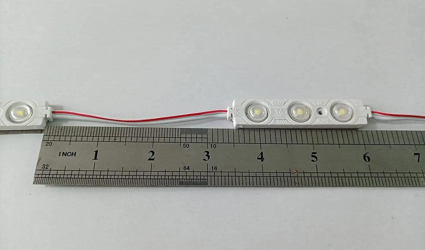 Q QINGCHEN Green LED Module DC12V 1.32W Module Strip Light for Letter Advertising Signs Lightbox with Tape Adhesive Backside (200 PCS Pack)…