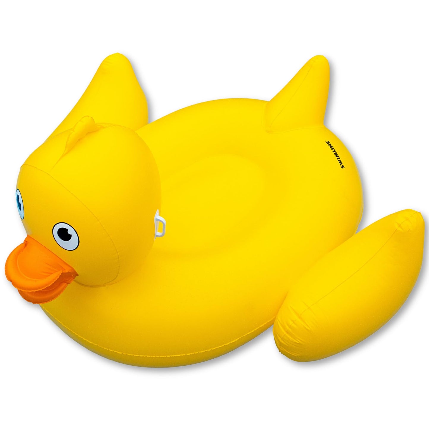 SWIMLINE ORIGINAL 90620 Giant Inflatable Lucky Ducky Pool Float | Oversized Ride-On Float with Stable Legs & Wings | Lounge Floatie Perfect for Parties & Relaxation