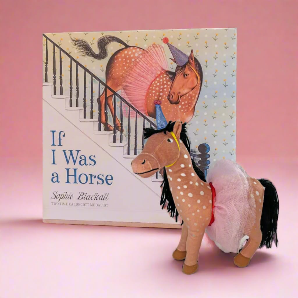 MerryMakers If I was a Horse Plush, 10-Inch, Based on The Book by Sophie Blackall