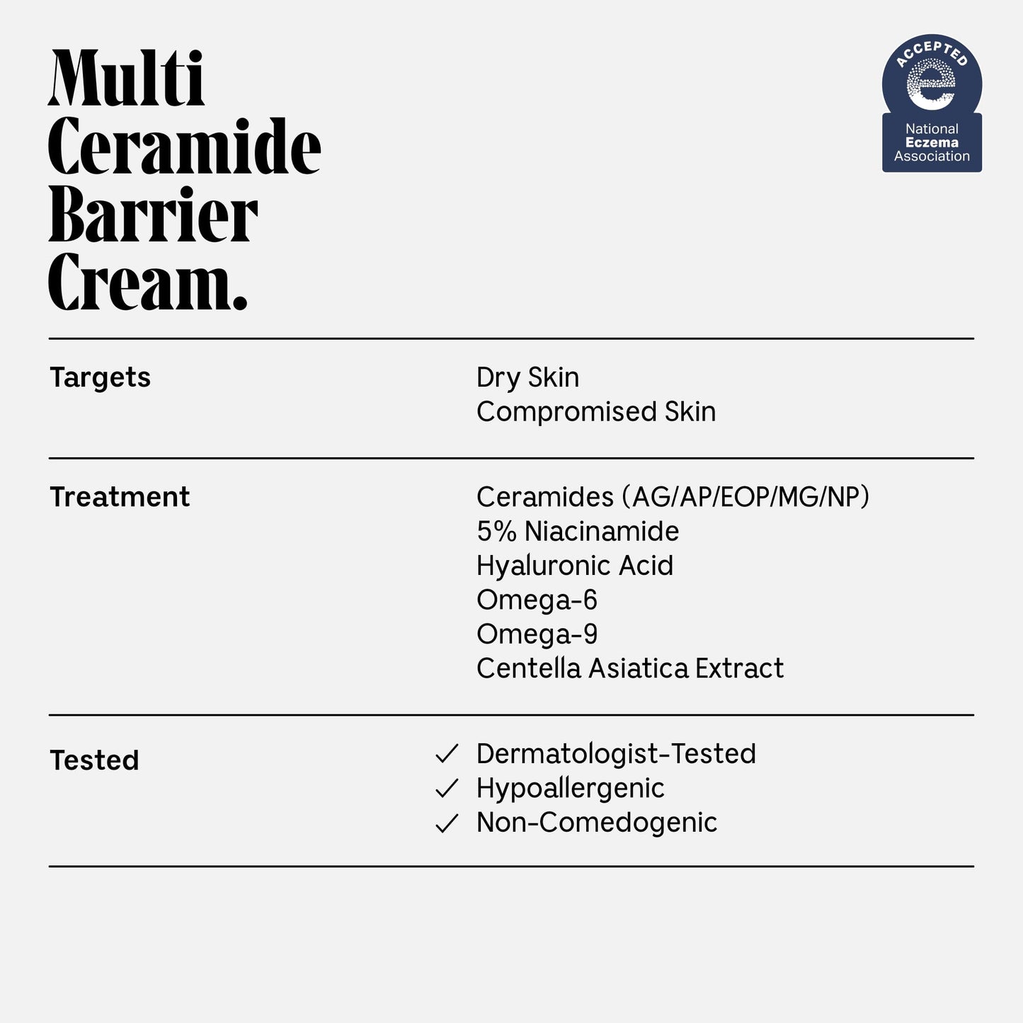 Nécessaire The Body Cream - Rich Barrier Repair With 5% Niacinamide, 5 Essential Ceramides + Hyaluronic Acid. Fragrance-Free. Non-Comedogenic. 200 ml / 6.8 fl oz