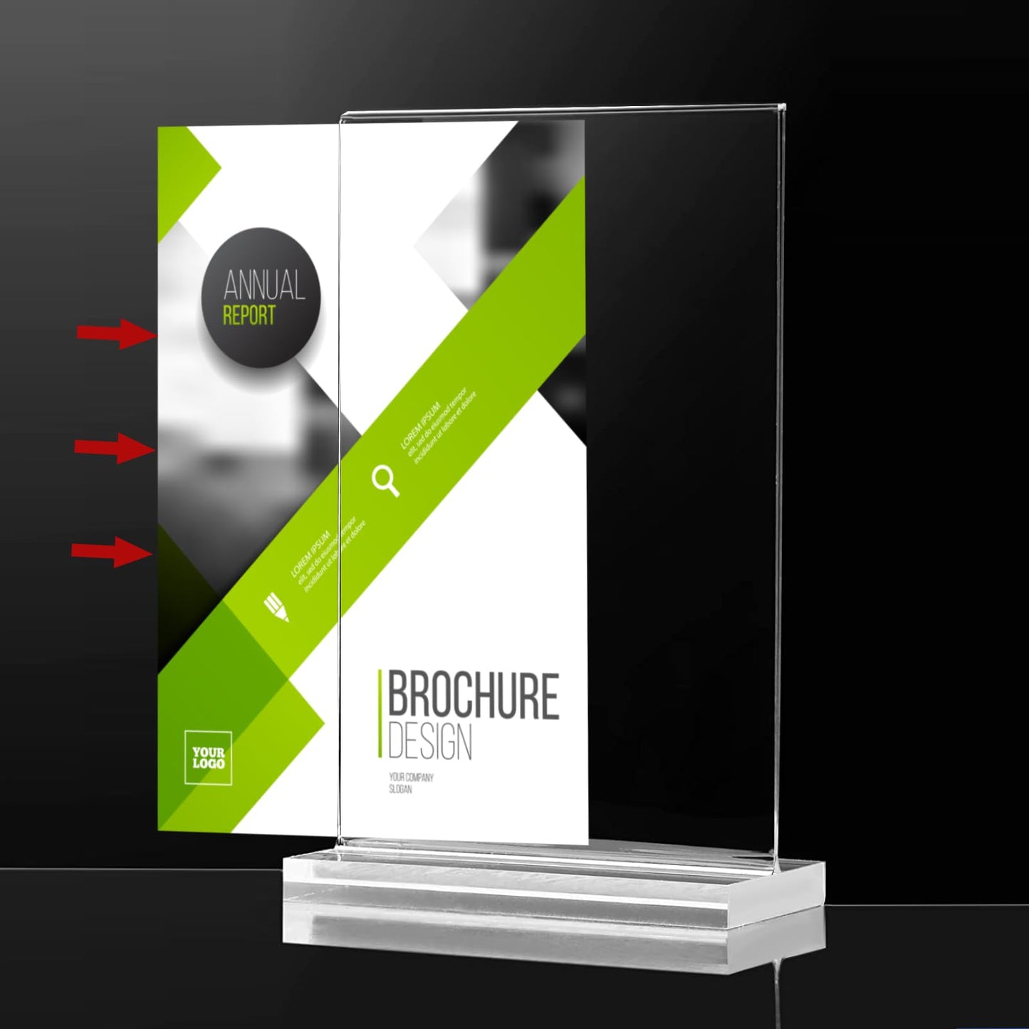 12 Pack 11 x 17 Inches Acrylic Sign Holder Clear T Shaped Sign Holder Table Menu Display Stand Double Sided Picture Flyer Sign Holder for Office Store Restaurant Hotels (12 Pack 11 x 17 Inches)