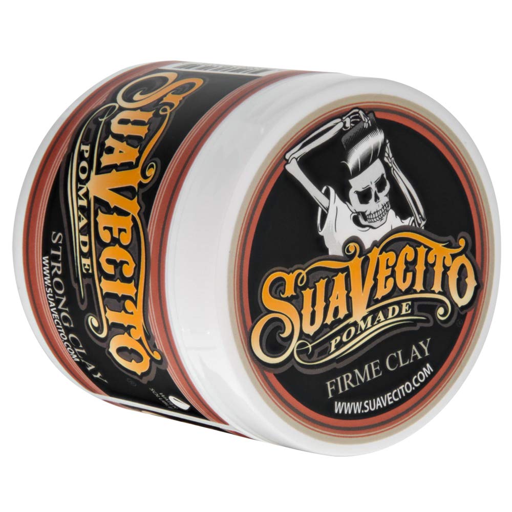 Suavecito Pomade Variety 4 Pack (OG, Firme (Strong), Matte, Clay Pomades) All Day Hold For All Hair Styles