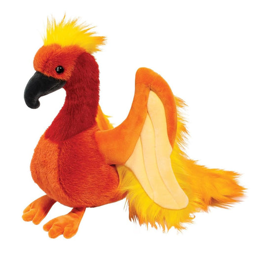 Douglas Cayenne Phoenix Plush Stuffed Animal – Realistic Soft Firebird Plush Toy for Kids, Fantasy Lovers & Mythical Creature Fans, 13" Long (33 cm)