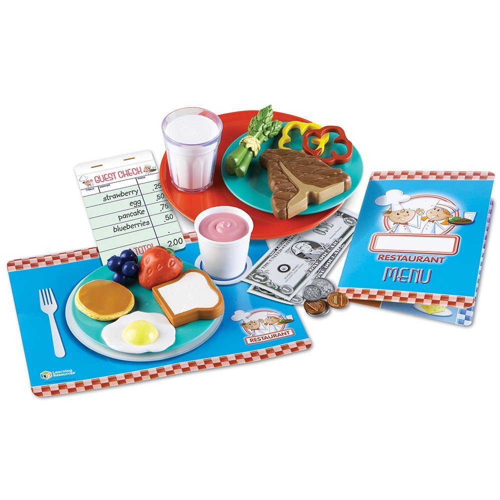 Learning Resources Serve It Up! Play Restaurant, 36 Pieces