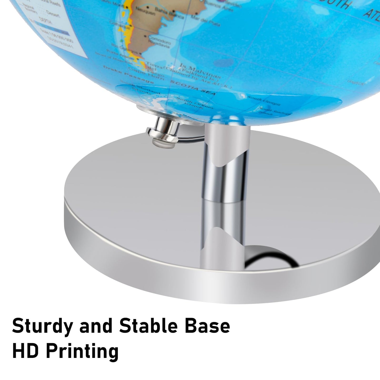 Eolivees 9'' Globe for Kids Rewritable World Globe