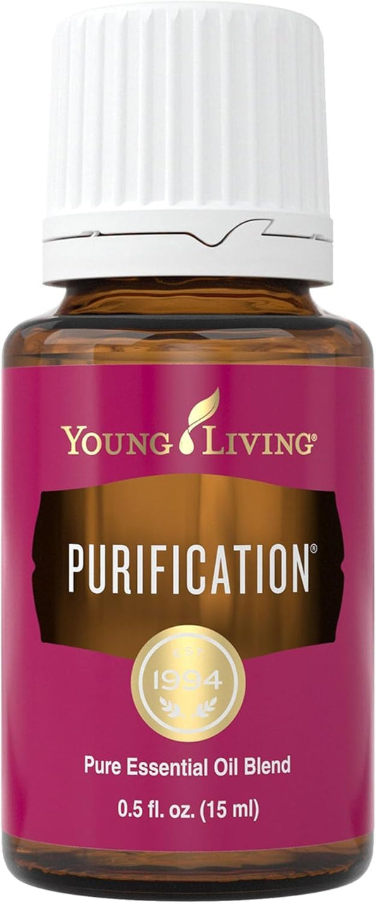 Young Living Purification Essential Oil Blend, 15ml - Aromatherapy Diffuser - Ideal for Cleansing Skin - Skincare and Beauty Addition - Pure & Natural