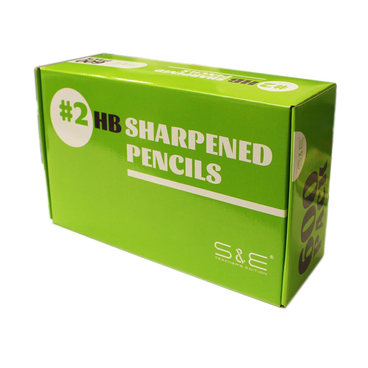 S & E TEACHER'S EDITION 600 Pack Pre-sharpened #2 Pencils with Erasers – Bulk Yellow Woodcase HB Lead Pencils for Classrooms, Standardized Tests, Offices & Back to School – No.2 Pencil Value Box