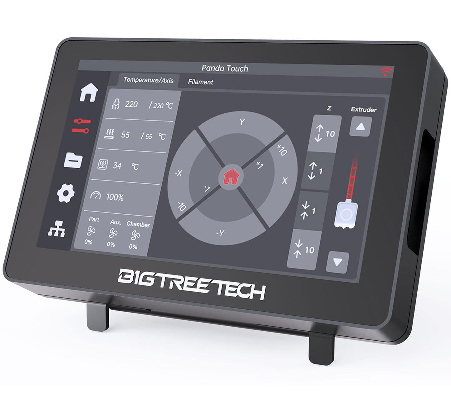 BIGTREETECH Panda Touch Compatible with Bambu-Lab P1P P1S X1C X1E A1 Mini 3D Printers Upgrade Touch Screen Kit Support Multi-Printers Management 2.4G WiFi Wireless Connection