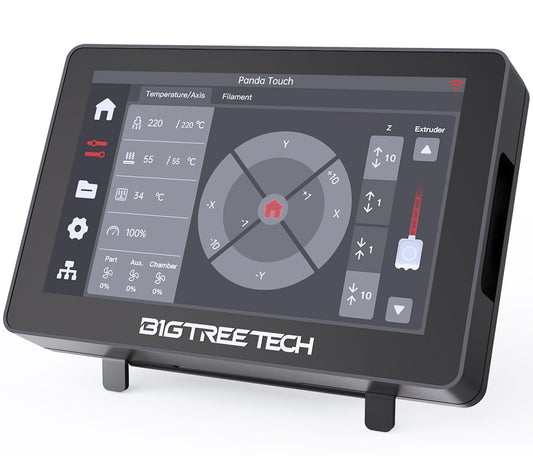 BIGTREETECH Panda Touch Compatible with Bambu-Lab P1P P1S X1C X1E A1 Mini 3D Printers Upgrade Touch Screen Kit Support Multi-Printers Management 2.4G WiFi Wireless Connection