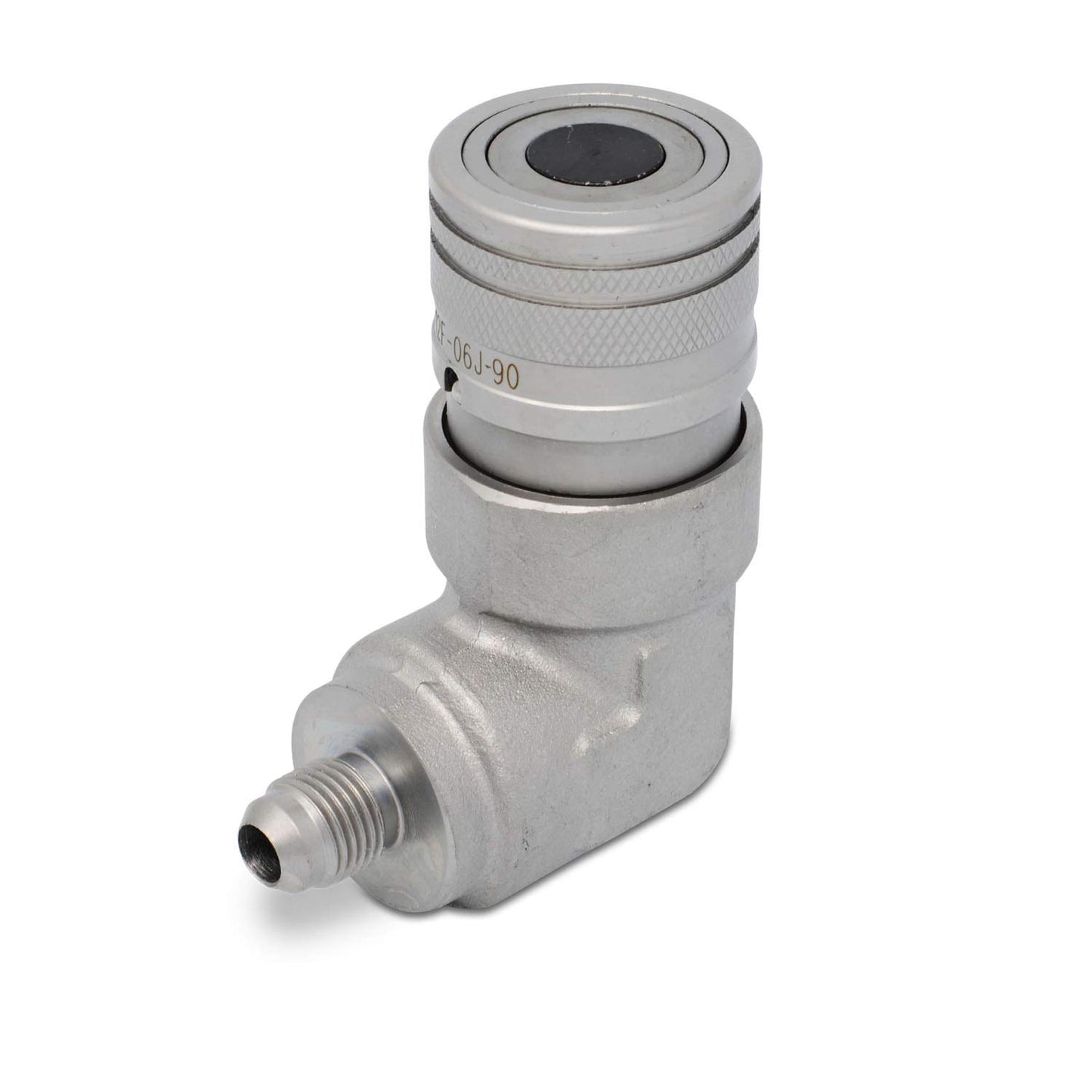 Summit Hydraulics 90 Degree Flat Face Skid Steer Hydraulic Quick Connect Coupler Set 3/8″ JIC Male Thread