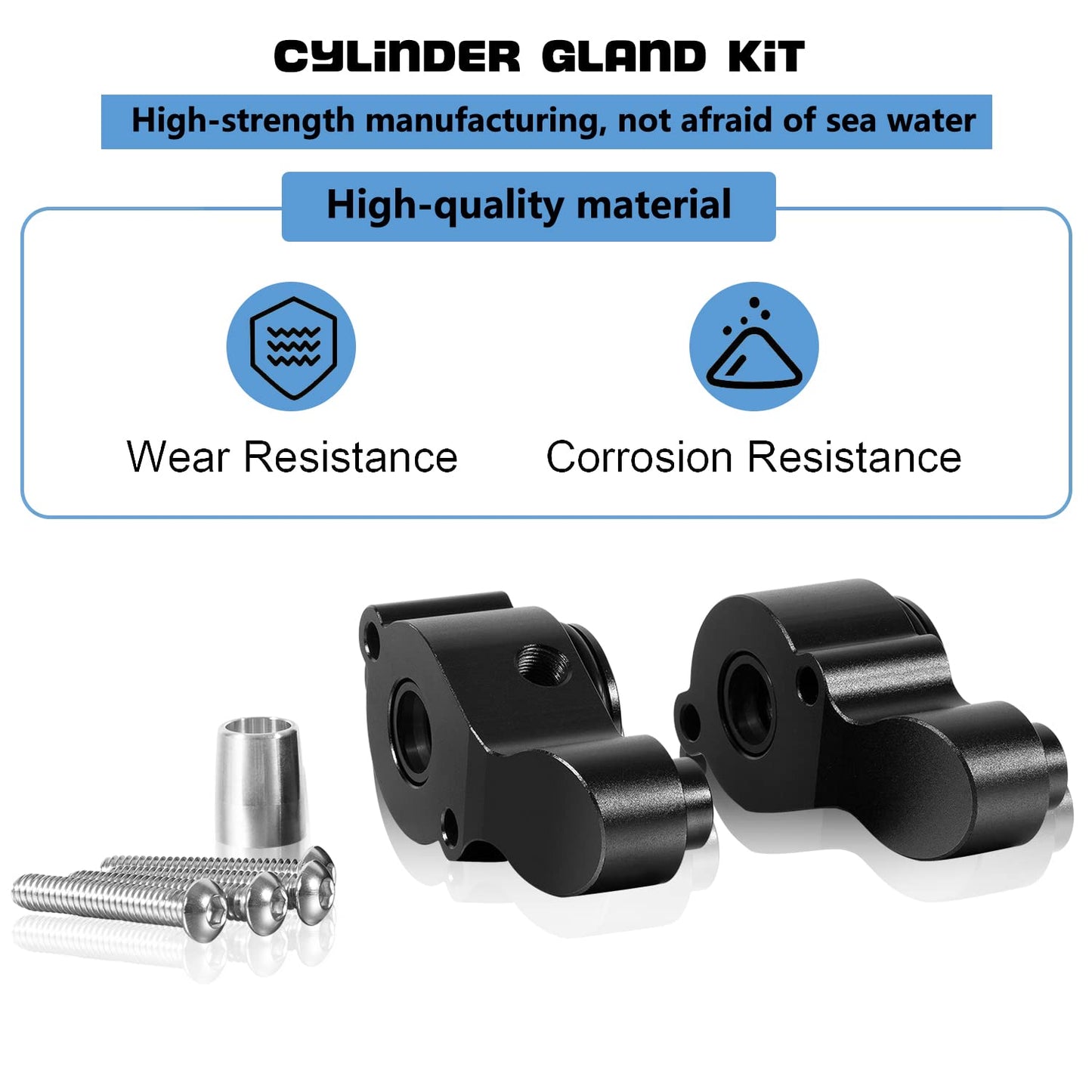 HP4600 Cylinder Gland Kit - for Baystar HC4645H HC4648H HC4658H Teleflex Marine