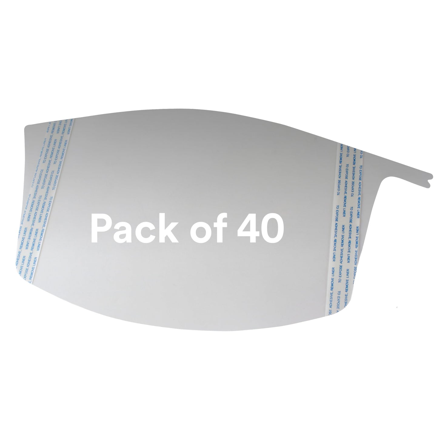3M Versaflo Peel-Off Visor Covers M-926 for M-925 Standard Visor, 40/Case